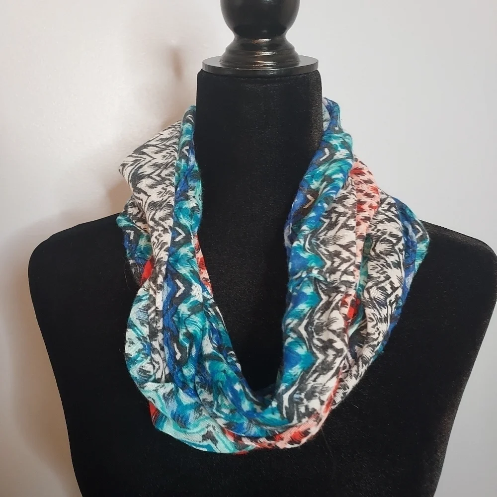 Neon Soul Chevron Infinity Scarf